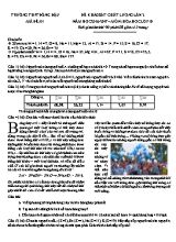 Đề khảo sát chất lượng lân 2 năm học 2016 - 2017  môn Hóa học lớp 10 - Đề 01